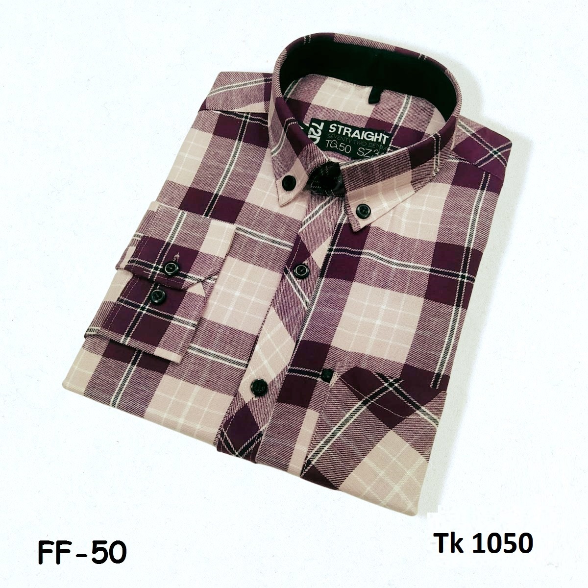 Men's Full Sleeve Cotton Casual Shirt