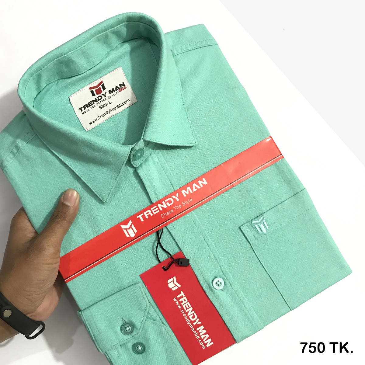 Premium Teal Formal Shirt for Men