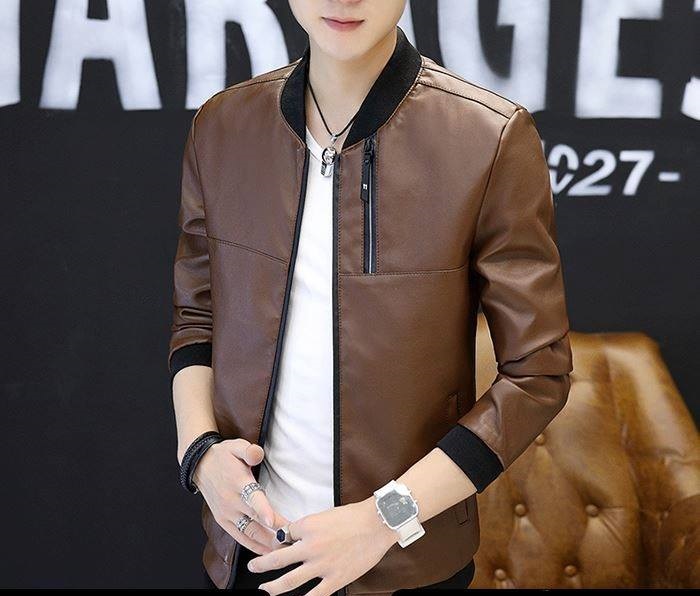 Leather jacket For Man