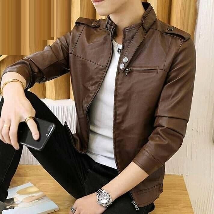 PU LeatherCofee color  Jacket