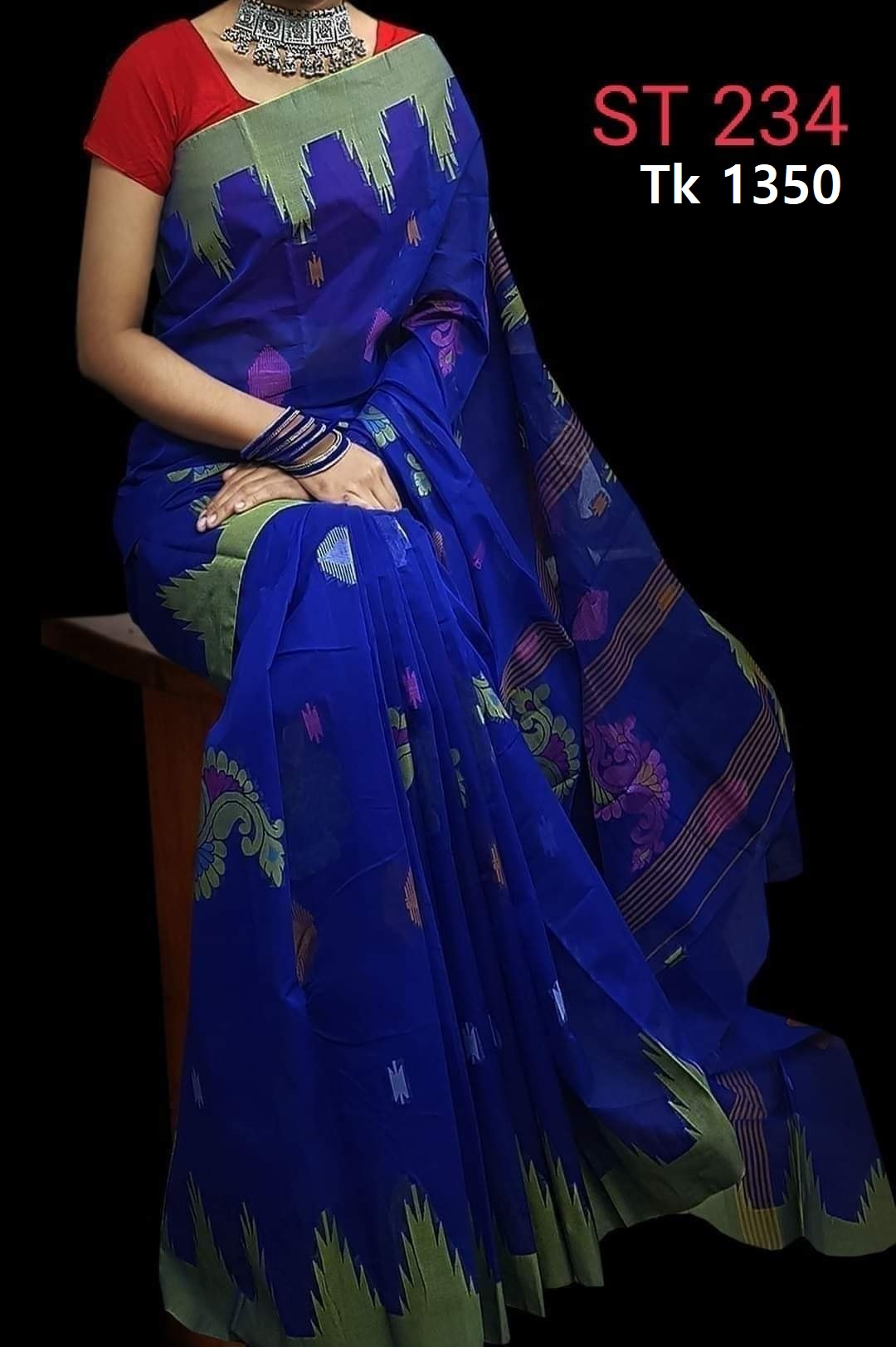 Halfsilk Monipuri Saree ST-217