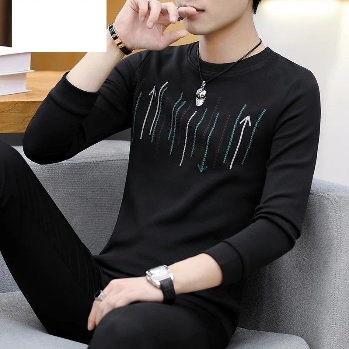 Cotton Full Sleeve Casual T-Shirt For Men