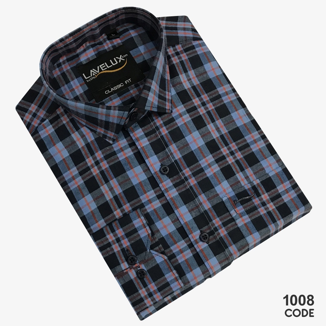 Men's Full Sleeve Casual Check Shirt