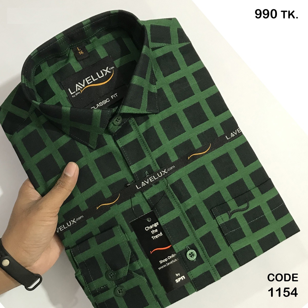 Men's Full Sleeve Casual Check Shirt