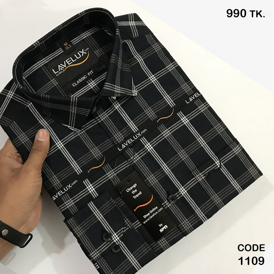 Men's Full Sleeve Casual Check Shirt