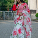 Semi Moslin Saree