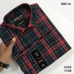 Men's Full Sleeve Casual Check Shirt